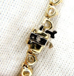 20 Carat CZ Riviera Tennis Necklace 14 Karat