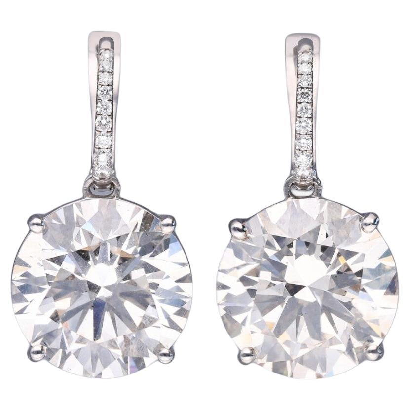 20ct diamond earrings HRD Certified