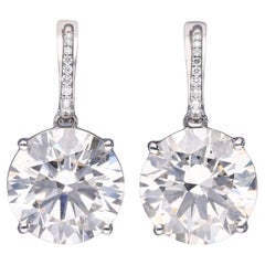 20ct diamond earrings HRD Certified