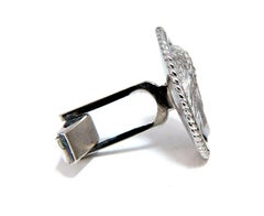 .20 Carat Natural Diamonds Caesar Iconic Cufflinks 14 Karat