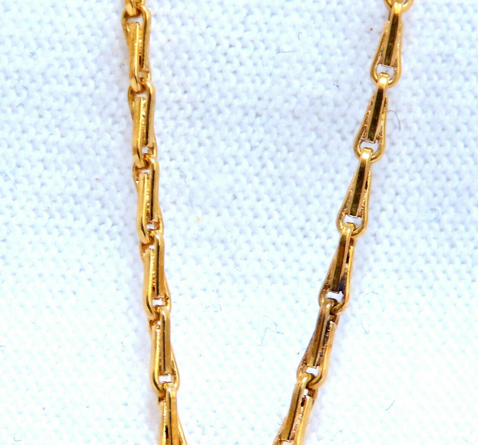 20ct. Natural Amethyst Necklace

Purple even tone, Clean clarity

Round cuts.

Amethyst 15mm

Transparent

Pendant Overall Measurement:

1.5 long

17 Necklace

18kt. yellow gold

Grand weight: 9.6 grams