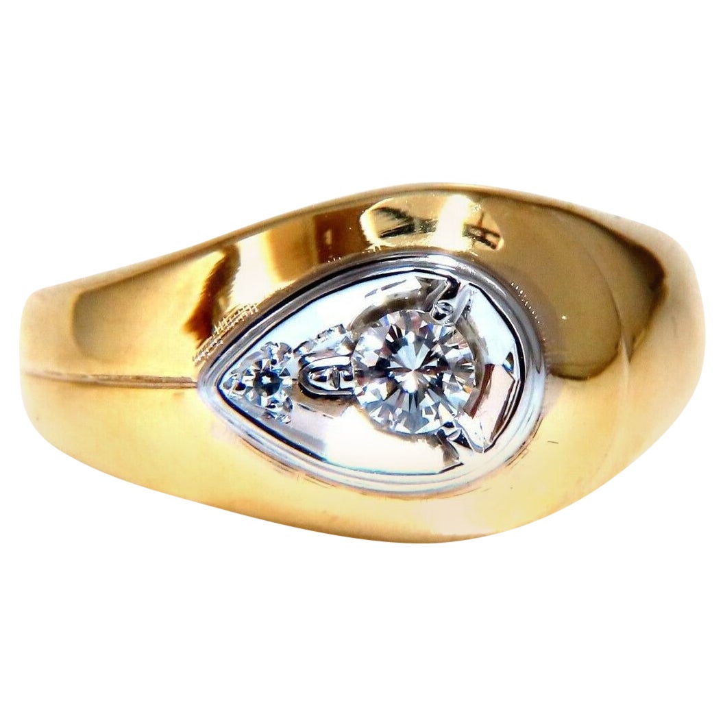 .20ct Natural Round Diamond Ring 14kt Unisex* For Sale