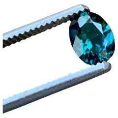 NO RESERVE 2.0ct Oval Clean Teal Blue NATURAL SAPPHIRE  Gemstone-No Enhancement