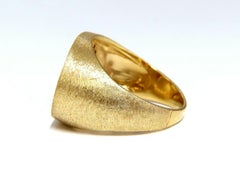 .20 Carat Round Diamonds Men's Ring Masculine Brushed Pinky Prime 14 Karat