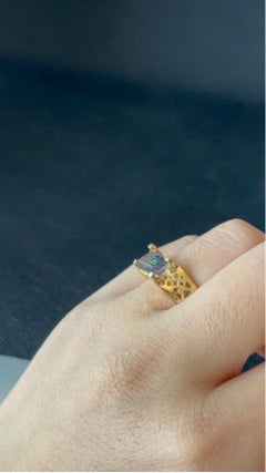 2.0ctw Amethyst 14k Yellow Gold Ring