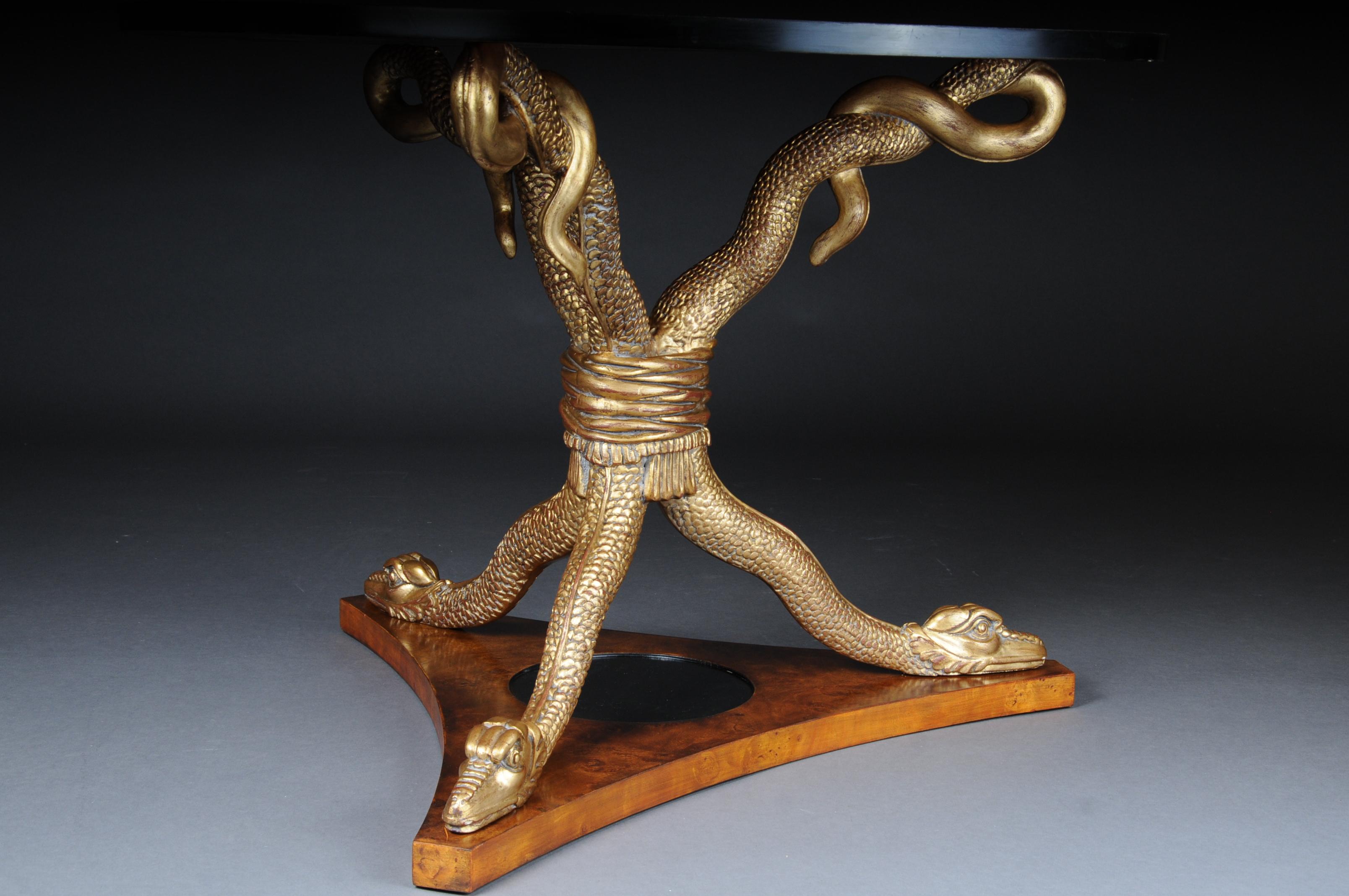 20th Century Snake Table Design After K. F. Schinkel Empire Manner 6