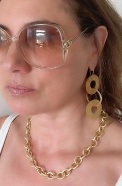 16" 20k Gold Handmade Thick Chain Necklace