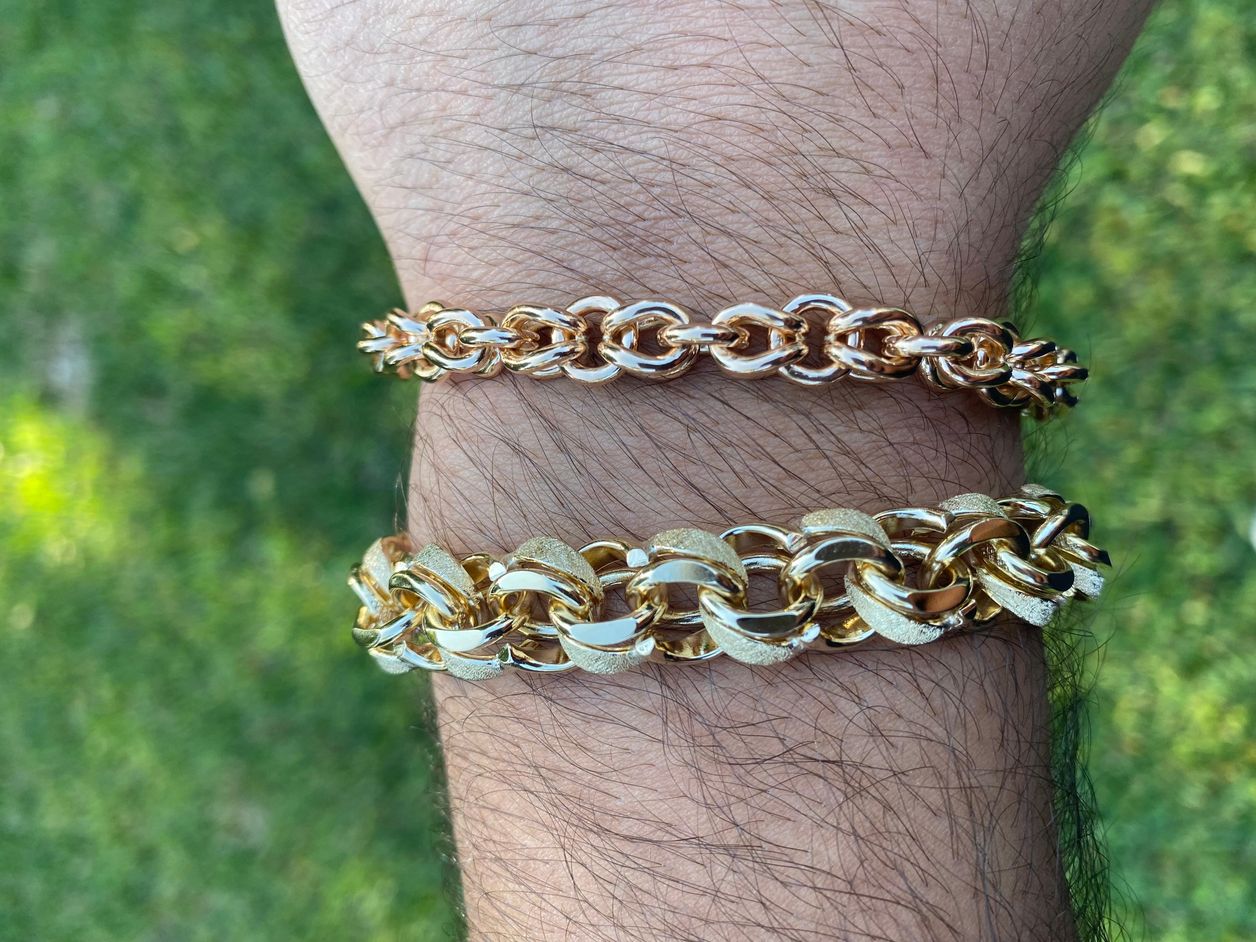 20k gold bracelet mens