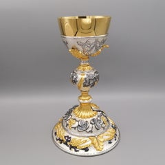 20st Century Italian Sterling Silver Chalice