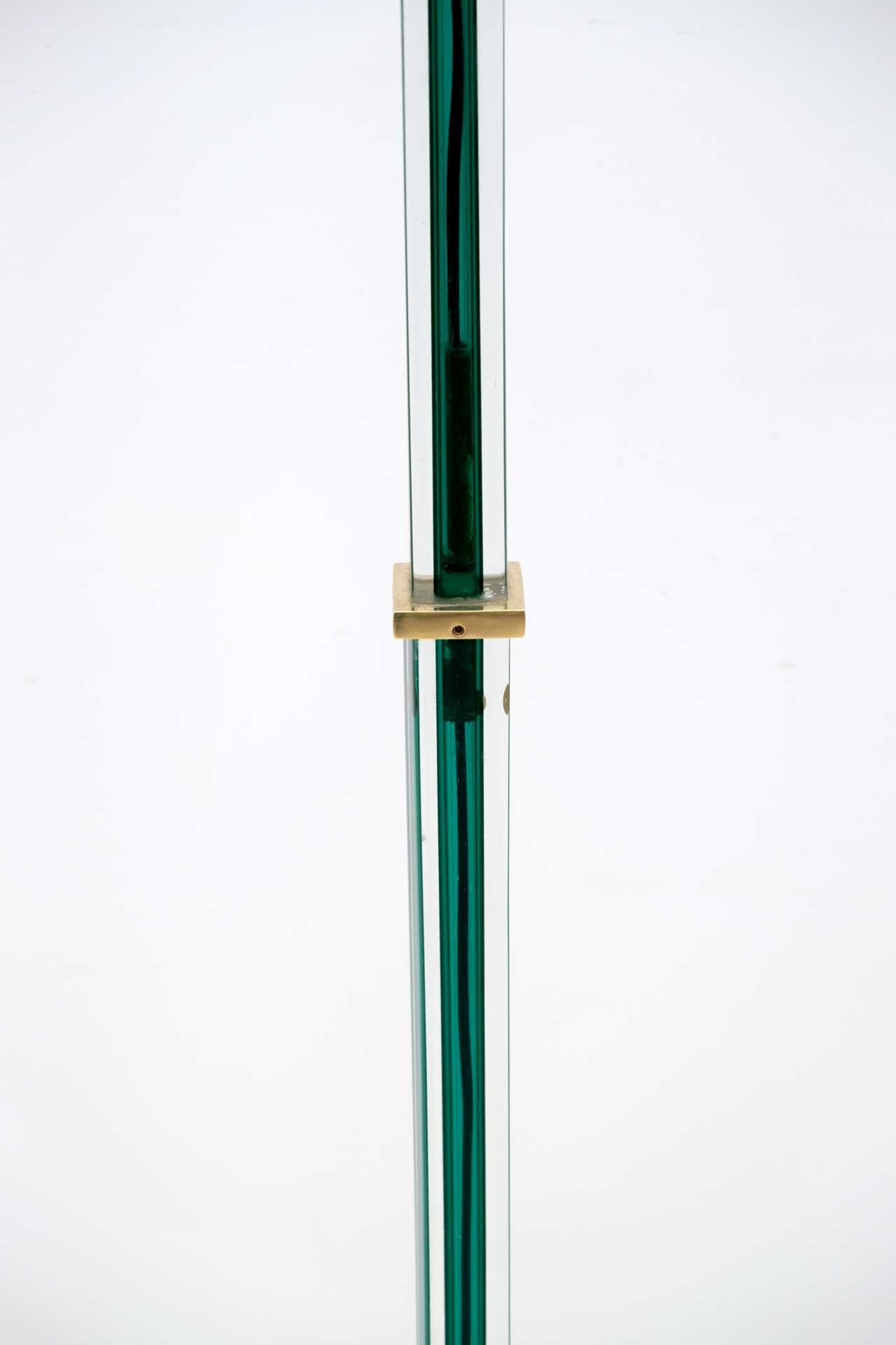 Venini Muranoglas-Stehlampe „Tolboi“ aus dem 20. Jahrhundert in Grün (Ende des 20. Jahrhunderts) im Angebot