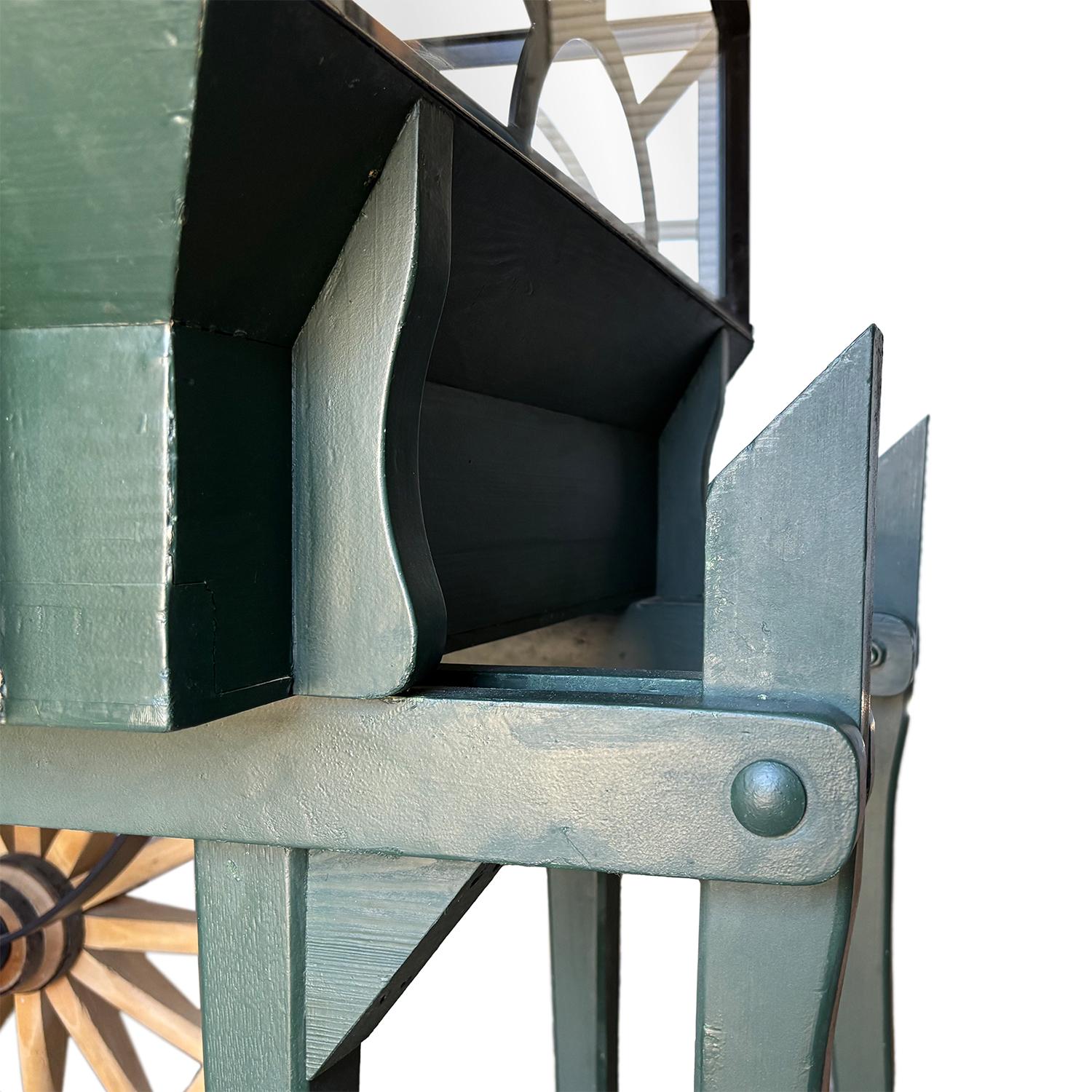 Chariot à fleurs en bois rustique français du 20ème - 21ème siècle en vente 6