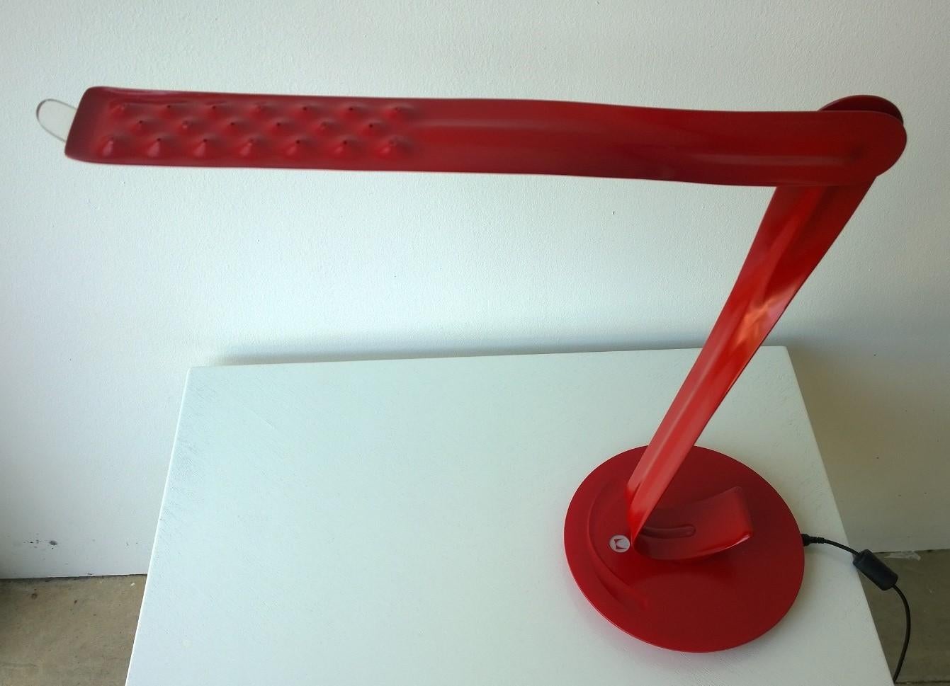 American Modern Signed Herman Miller Red and Black 