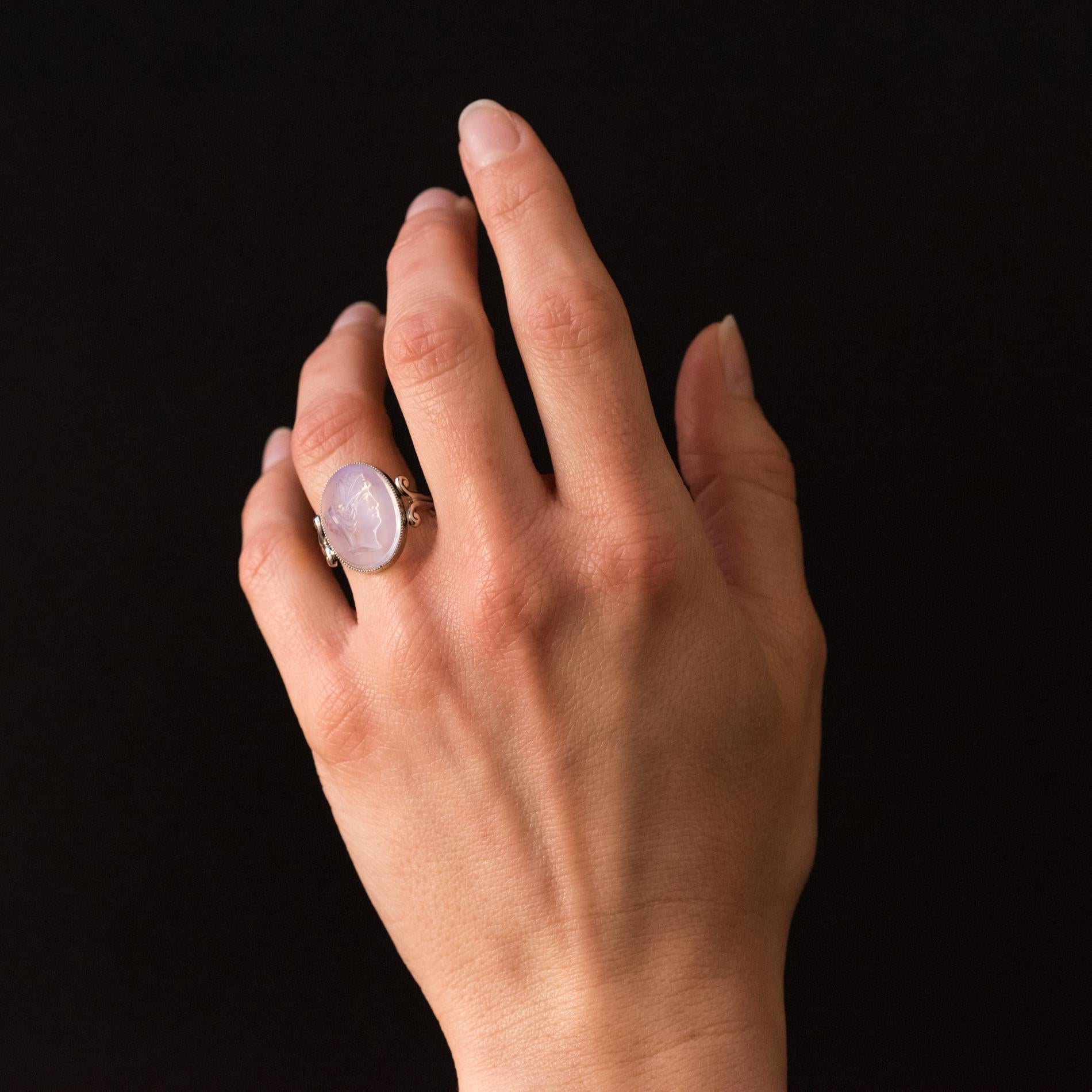 moonstone antique ring