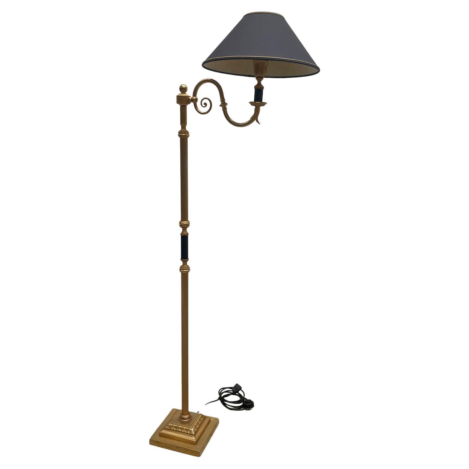 20th Century Brass Floor Lamp For Sale