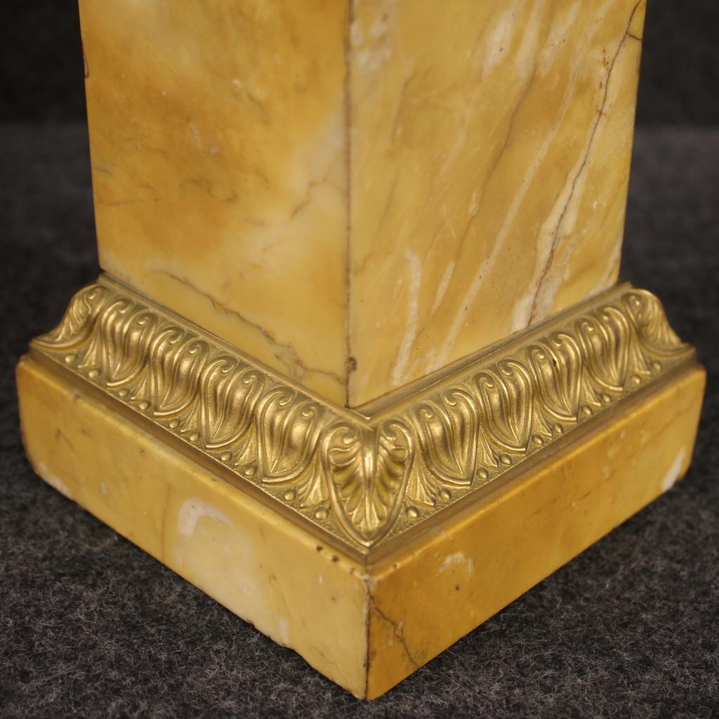 20th Bronze And Marble Antique Italian Risers, 1930 For Sale 6