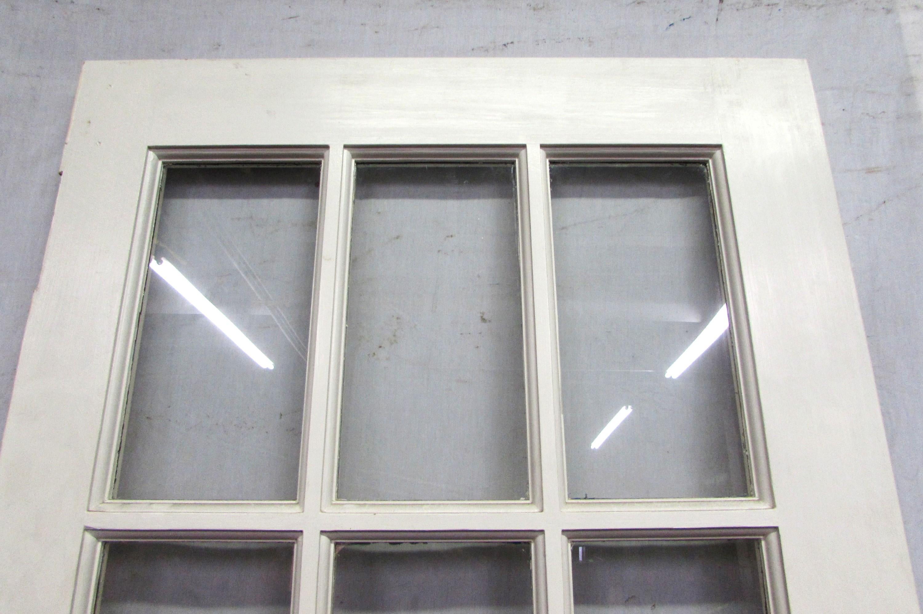15 panel glass door