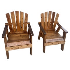 20th C Adirondack Chairs, Pair