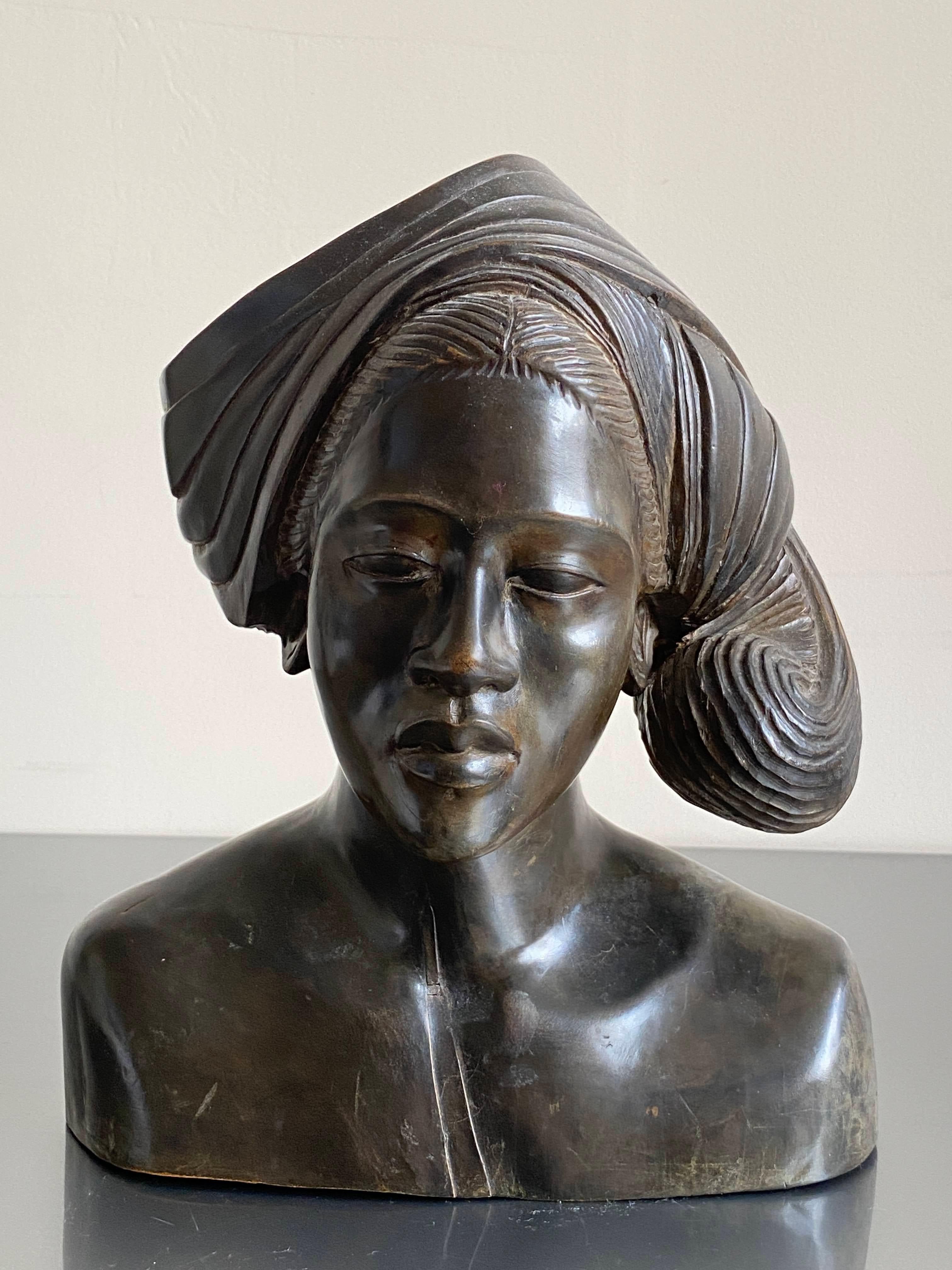 statue africaine en bois ebène prix