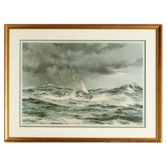 Used 20th C. After Montague Dawson "Horn Abeam", Published 1967 Frost & Reed 