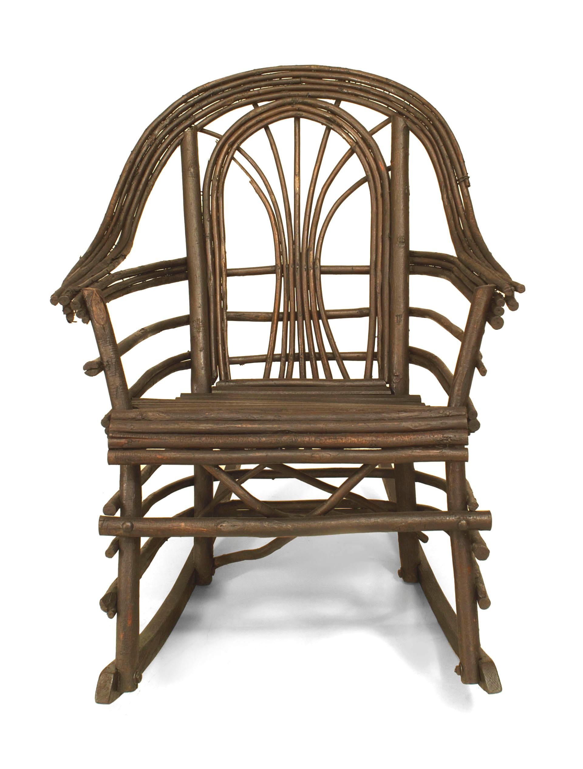 willow rocking chair