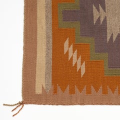 20th C. American Southwest Saddle Blanket with Lazy Lines
