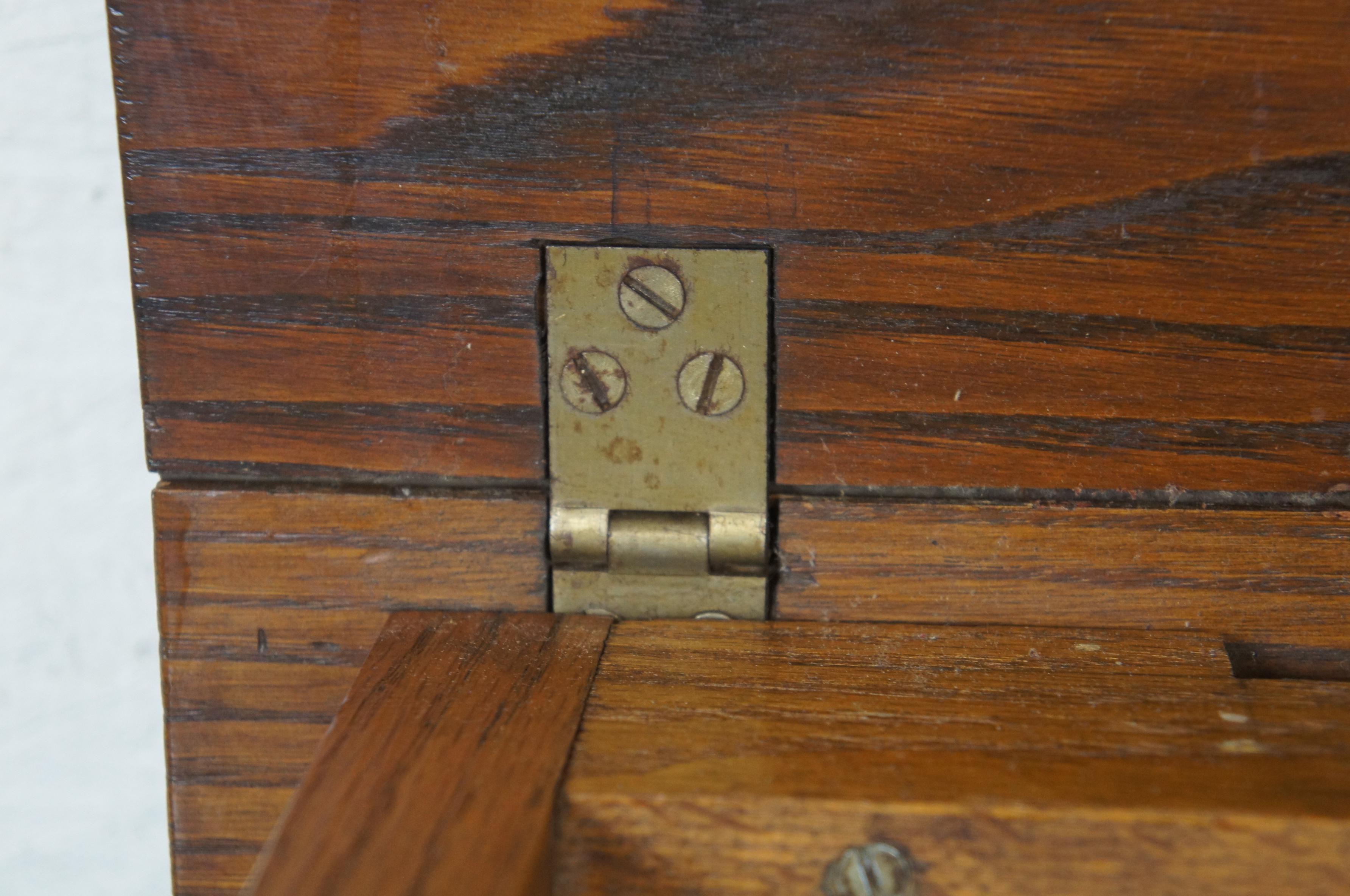 Antique Miniature Salesman Sample Pine Shaker Drop-Leaf Dining Table 2