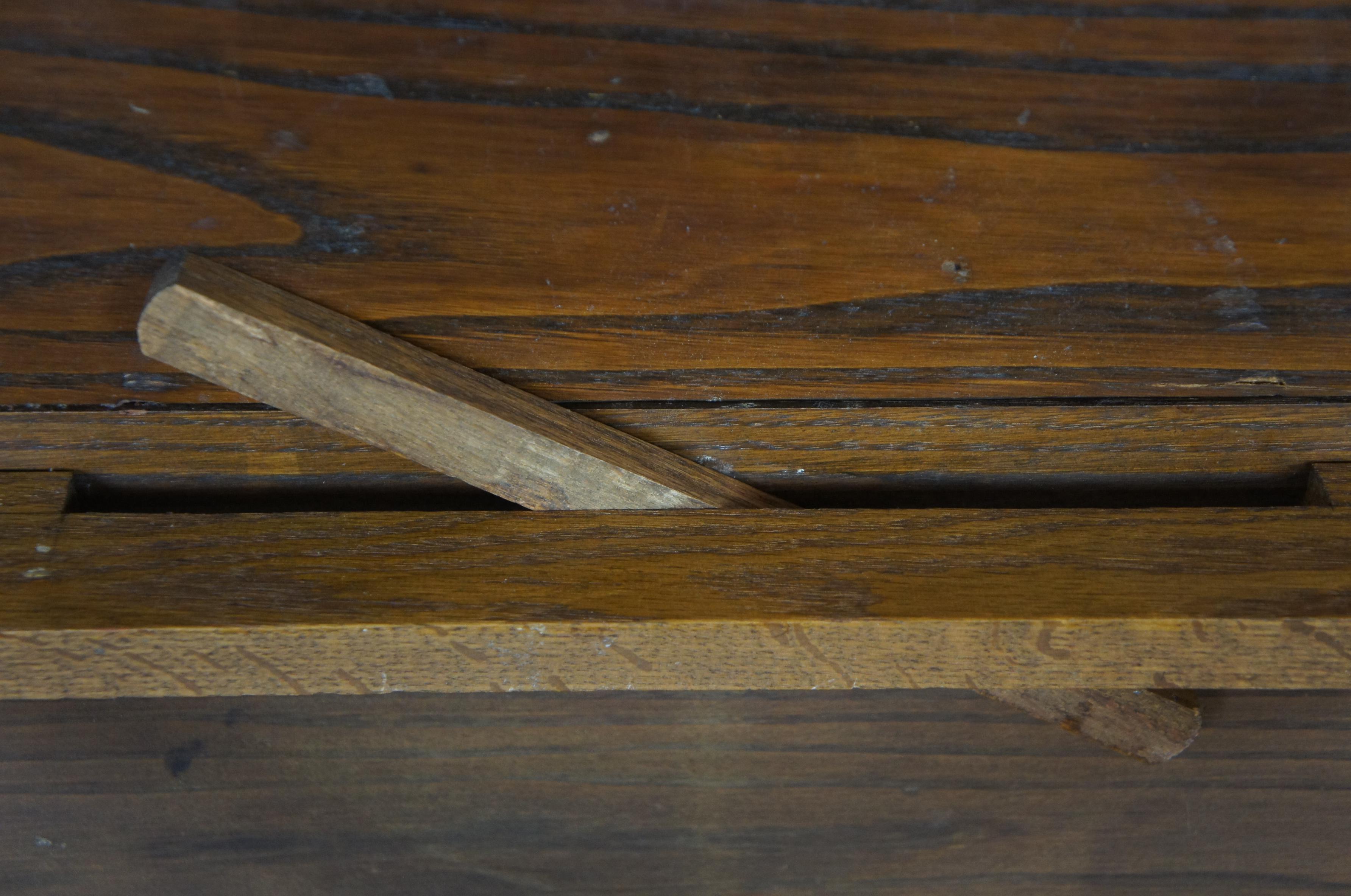 Antique Miniature Salesman Sample Pine Shaker Drop-Leaf Dining Table 3