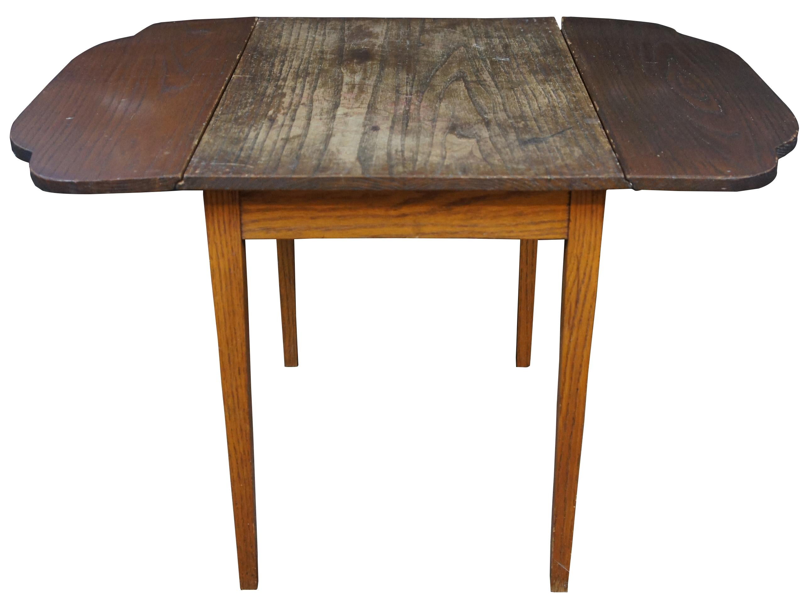 mid century drop leaf table