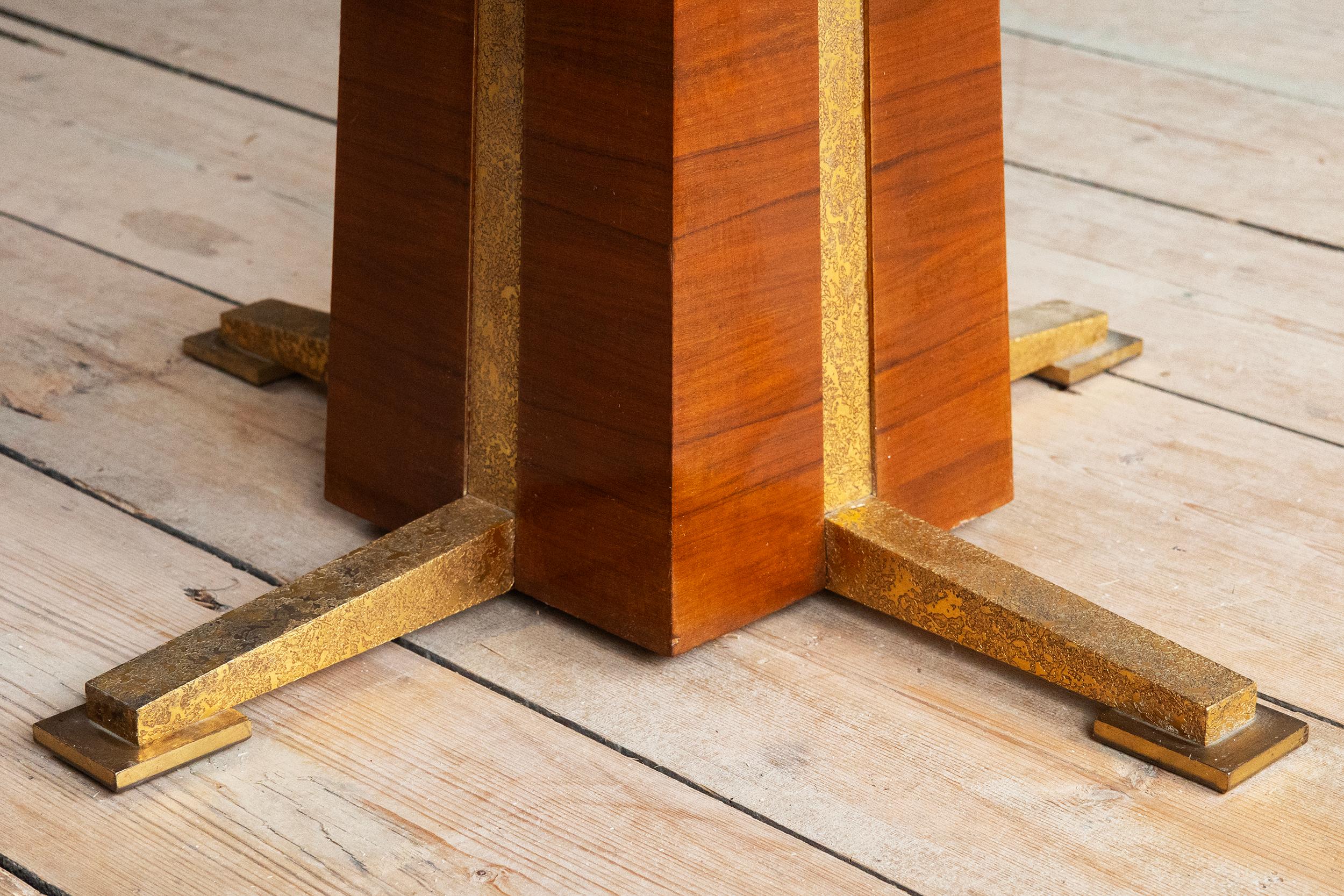 20th c, Art Deco Table by Andre Domin & Marcel Genevriere In Good Condition In Allerum, SE