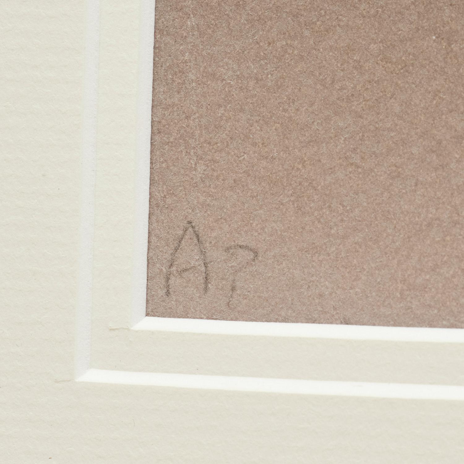 Fine XX secolo 20° sec. Serigrafia a prova d'artista su carta intelata, Mountainscape di Jack Duganne in vendita