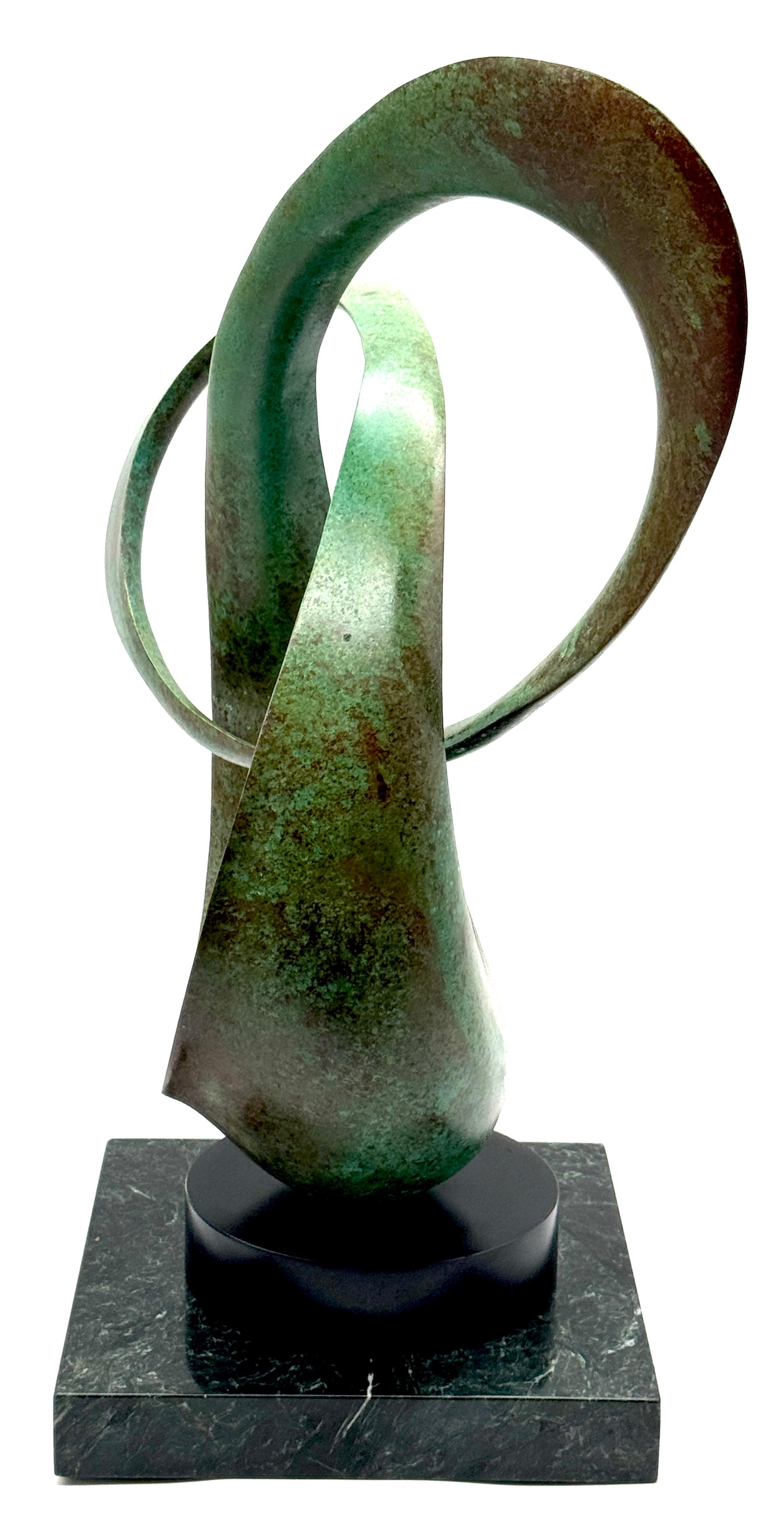20th C. Bronze Abstract  'Infiniti' Sculpture to Attributed Richard Erdman For Sale 4