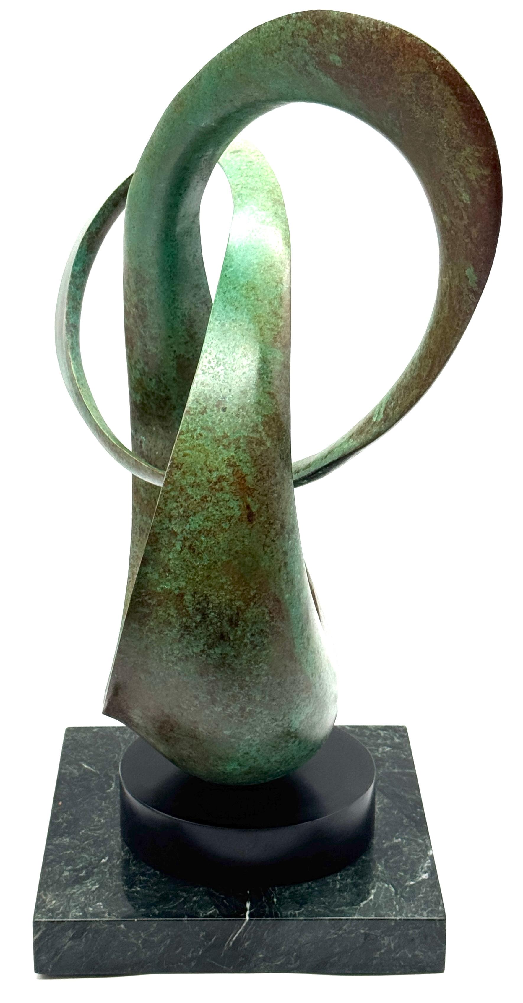 20th C. Bronze Abstract  'Infiniti' Sculpture to Attributed Richard Erdman For Sale 6