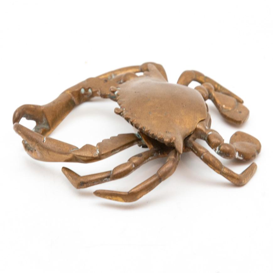 20th Century Bronze Crab Inkwell 3
