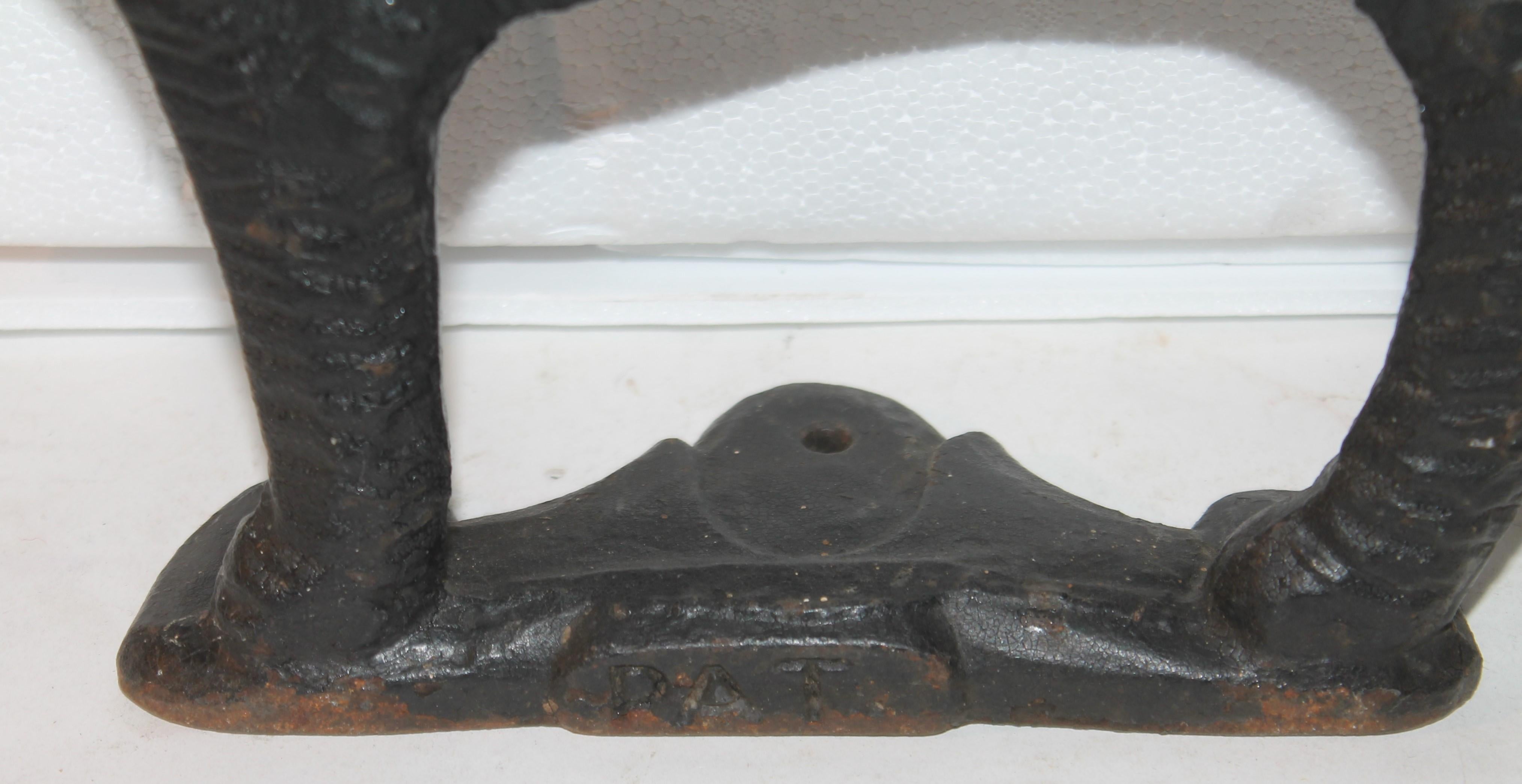 cast iron duck boot scraper