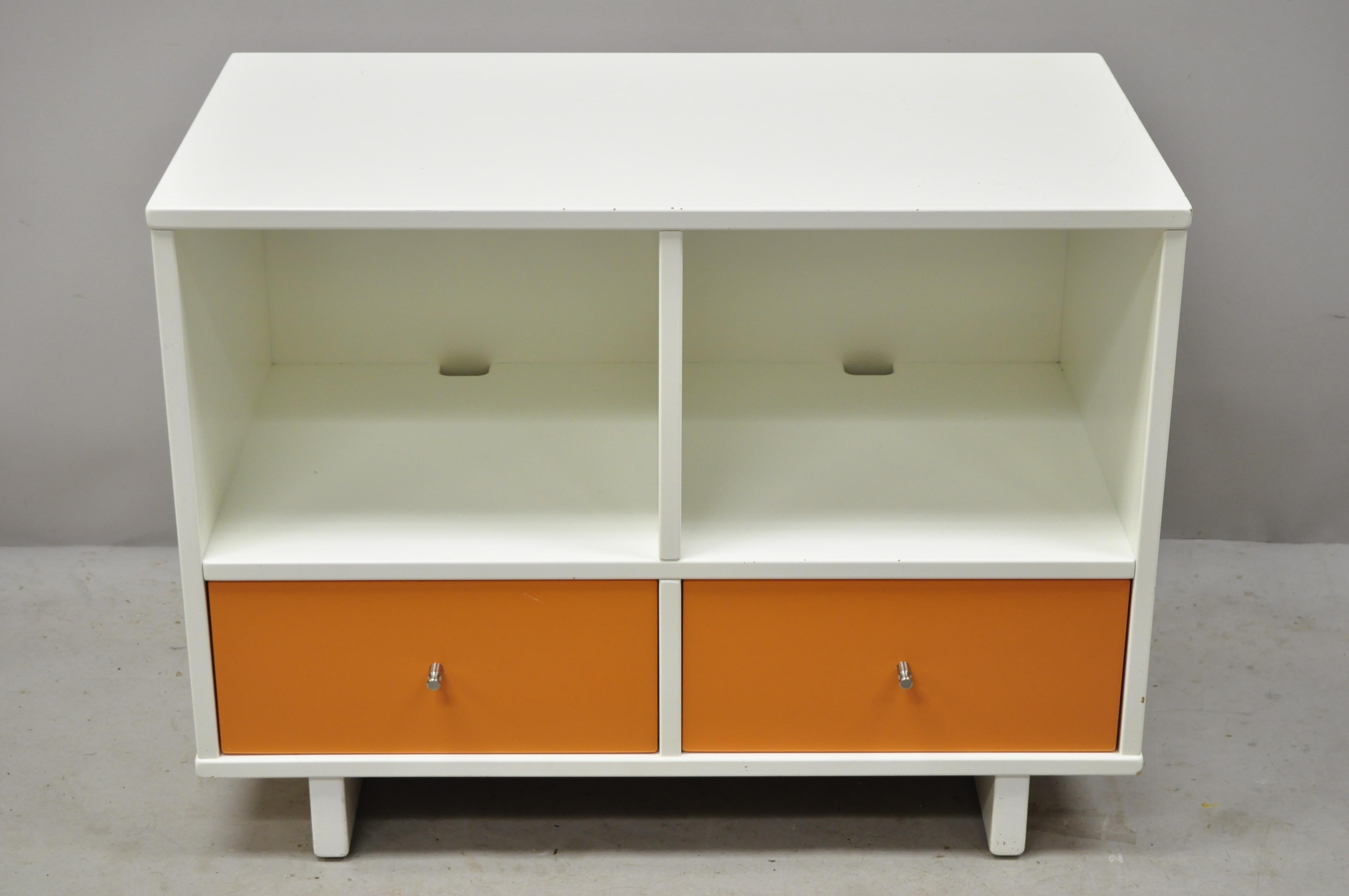 20th century contemporary modern white and orange 34