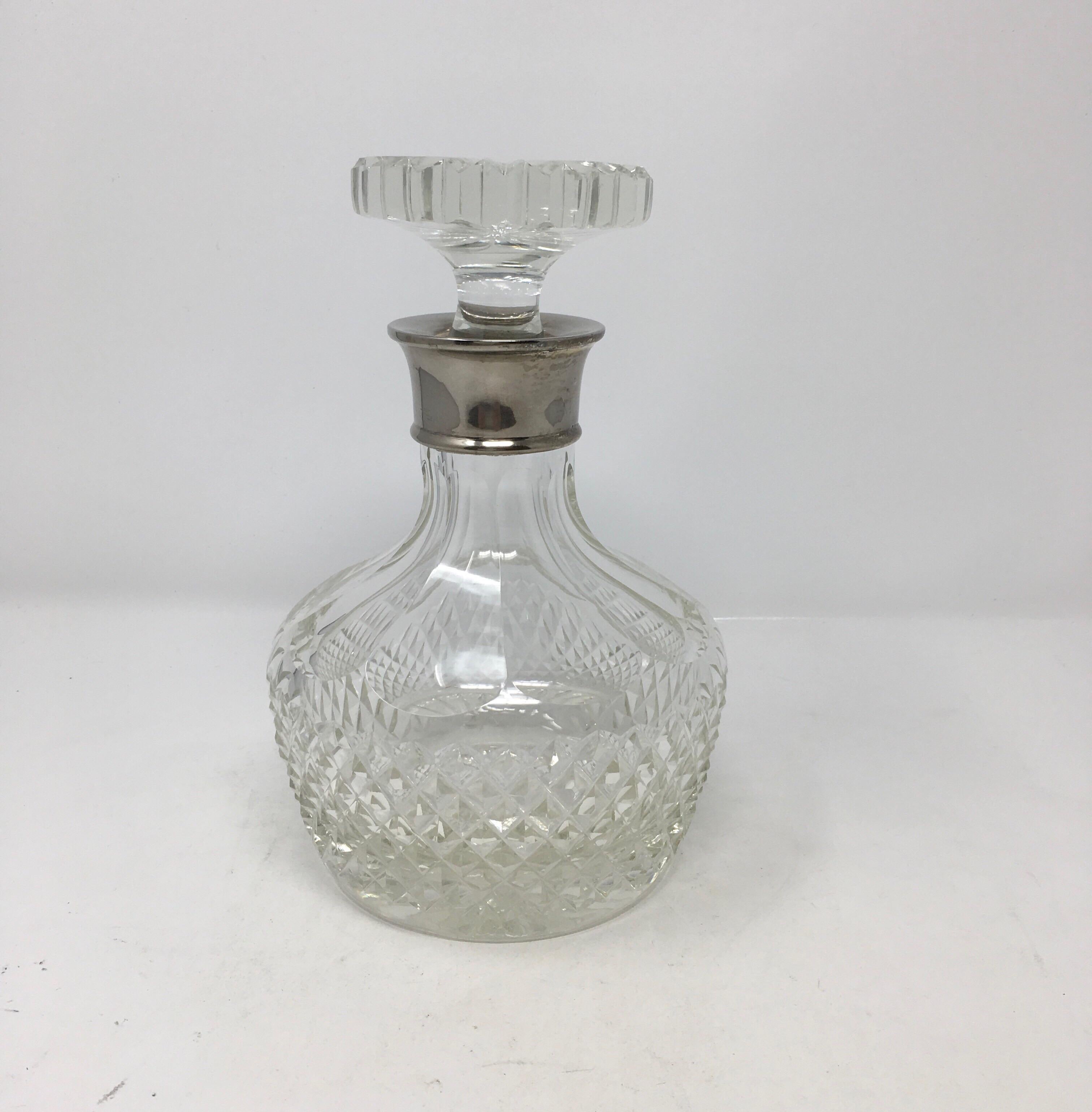Other 20th Century Cut Crystal Whiskey Decanter