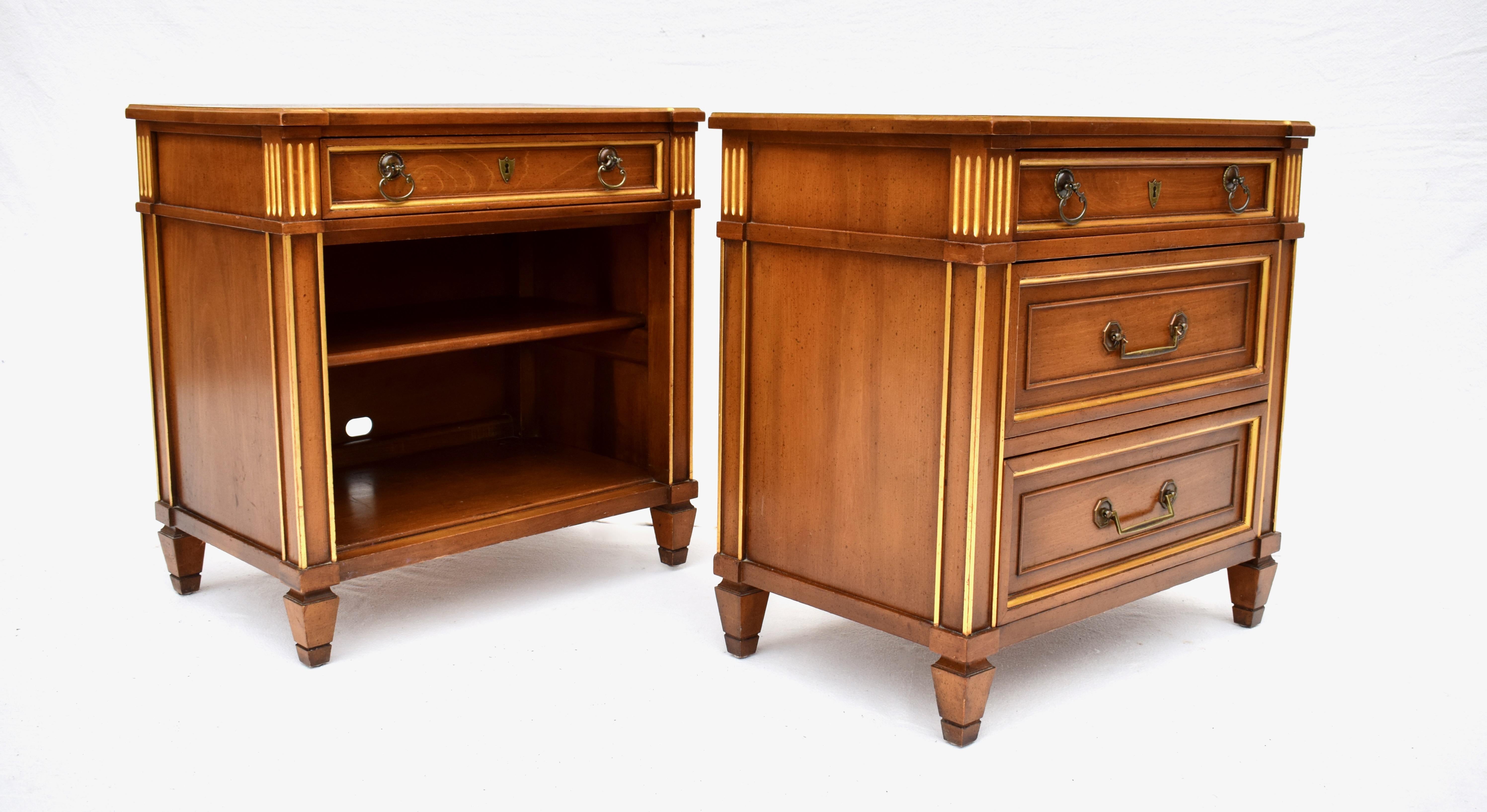 Neoclassical 20th Century, Directoire Style Nightstands