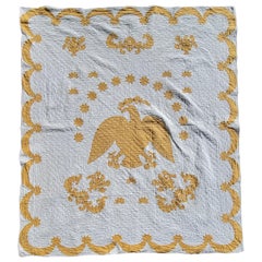 20th C Eagle Applique Quilt