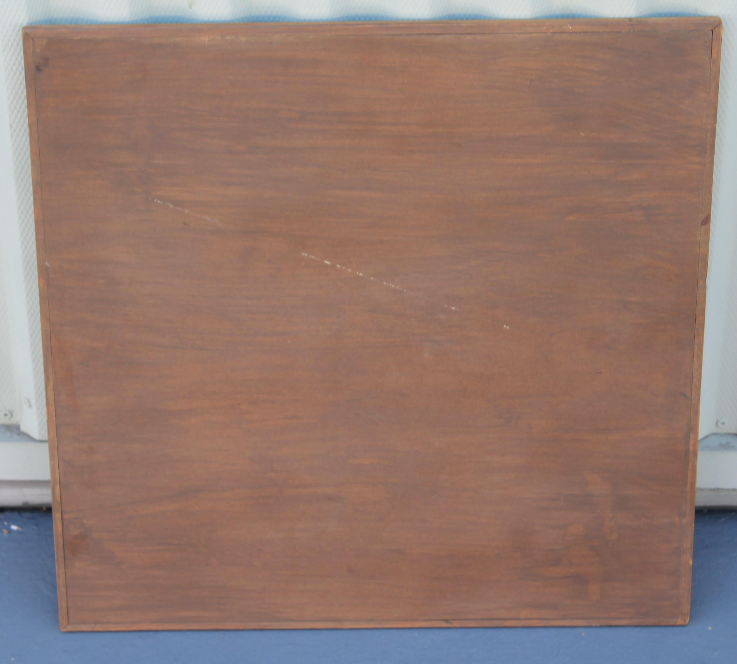 Wood 20th C Folk Art Game Board For Sale