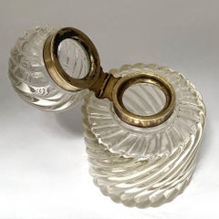 20th Century French Baccarat Inkwell