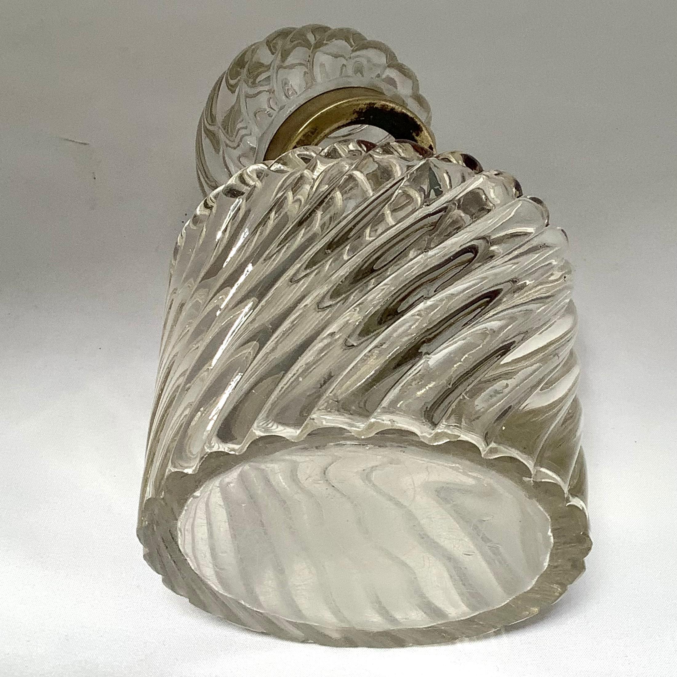 20th Century French Baccarat Inkwell 3