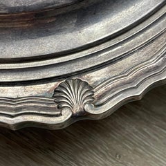20. Jahrhundert. Gallia Christofle – Versilberte Terrine mit Muscheldekor, auch als Gemüseschale verwendbar