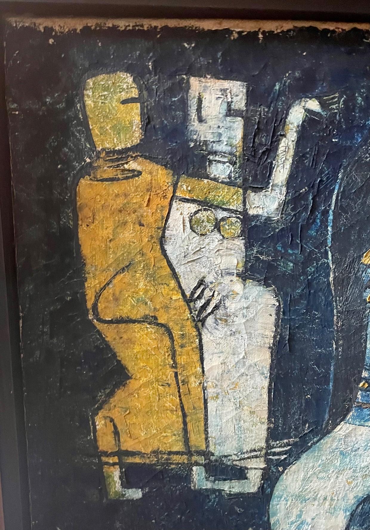 20th Century Indian Expressionist Painting J.J. School of Art, Bombay 3