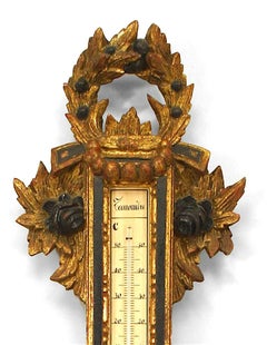 Italian Venetian Gilt Wood Barometer