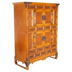 20th C. Korean Style Tansu Chest with Iron Mounts, Collection of Plácido Domingo