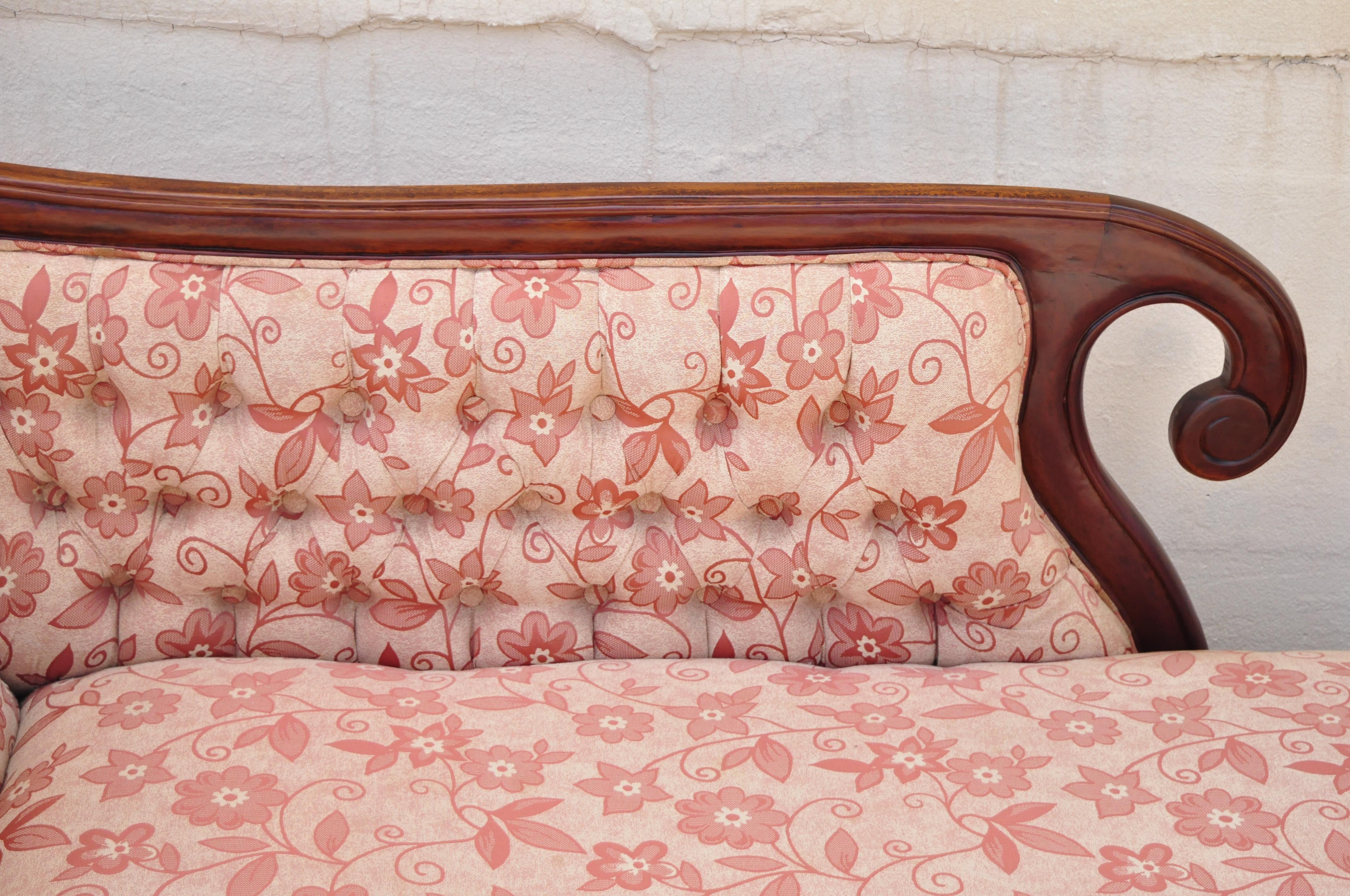 pink fainting couch
