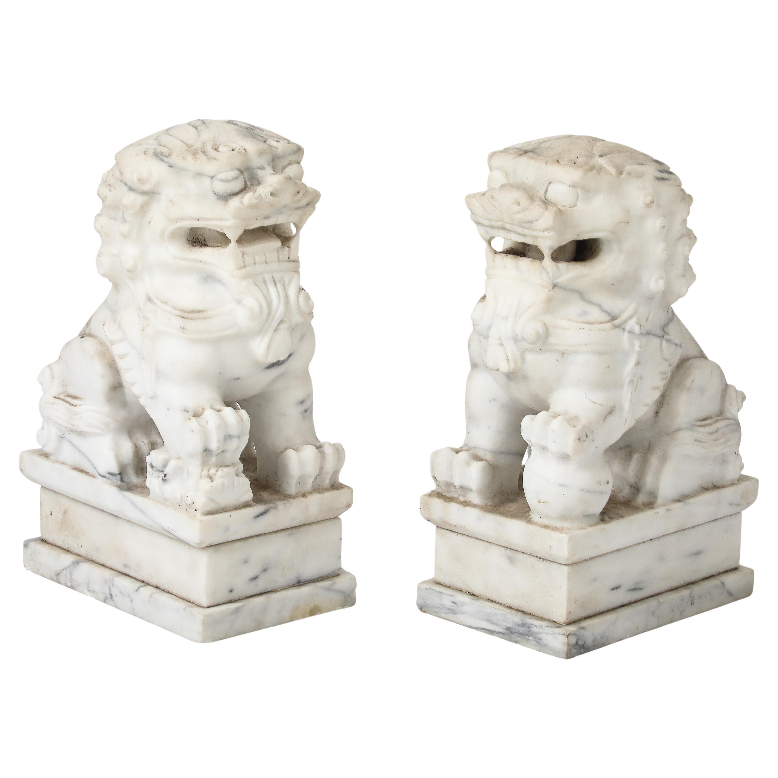 Dogs Foo Dogs du 20e siècle, décoration de jardin