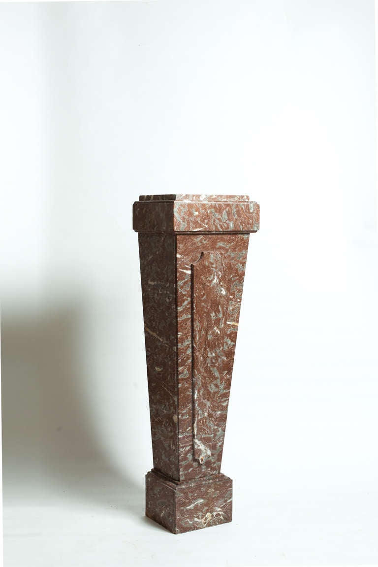 Neoclassical 20th Century Marble Pedestal