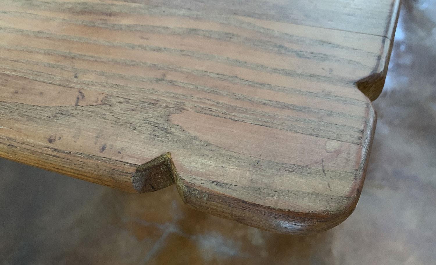 20th C Old Hickory Drop Leaf Table In Good Condition In Los Angeles, CA