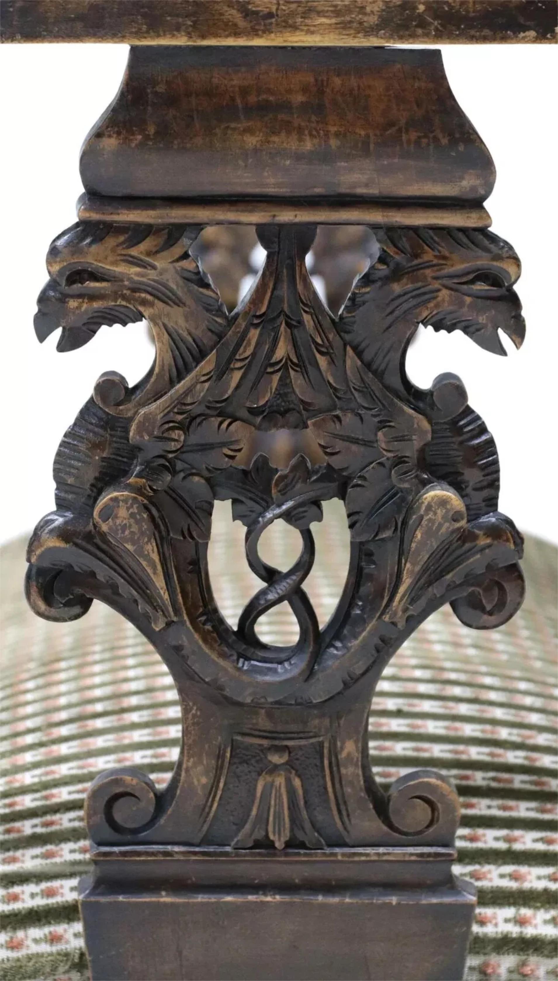 Wood 20th C. Ornate French  Renaissance Revival, Carved, Upholstered Salon Settee!! For Sale